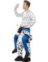 Cow Piggyback Ride - Unisex Lyxkostym