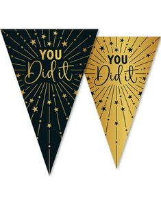 You Did it - 10 Meter Banner med 15 Flagg