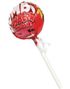 36 stk Zed Jumbo Pop Strawberry - Jawbreaker Kjærlighet på Pinne med Tyggiskjerne - Hel Eske 1224 gram
