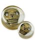 Scary 3D Skull - Genomskinlig Piercing Plugg