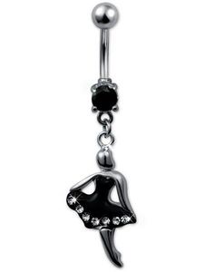 Cocktail Lady Navelpiercing - Svart