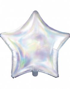 Iriserande Stjärnformad Folieballong 48 cm
