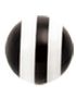 Striped Ball - Svart och Vit Akrylkula