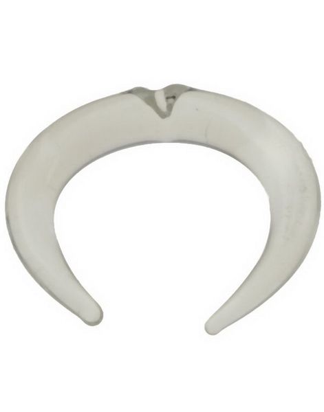 Pyrex Djengis 4 mm - Genomskinlig Öronpiercing