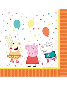 16 stk 33x33 cm Servietter - Peppa Pig