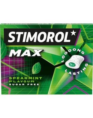 Stimorol Max Splash Spearmint - Tyggegummi med Spearmintsmak og Fyll