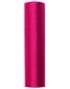 MÖRK ROSA Genomskinlig Organzalöpare 16 cm x 9 meter