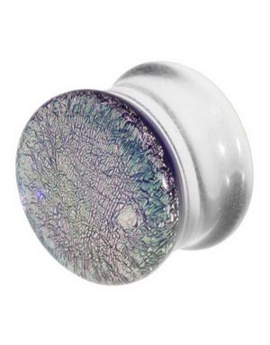 Pyrex Piercing Plugg - Glitter Rosaskär