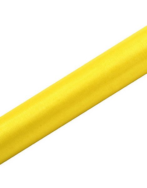 GUL Genomskinlig Organzalöpare 36 cm x 9 meter
