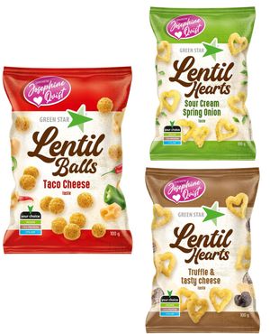 Taste Them All - Green Star Linschips - Tre Smaker - Paketerbjudandene