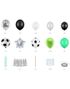 Fotball Ballongoppheng Sett i 76 Deler - 150x126 cm