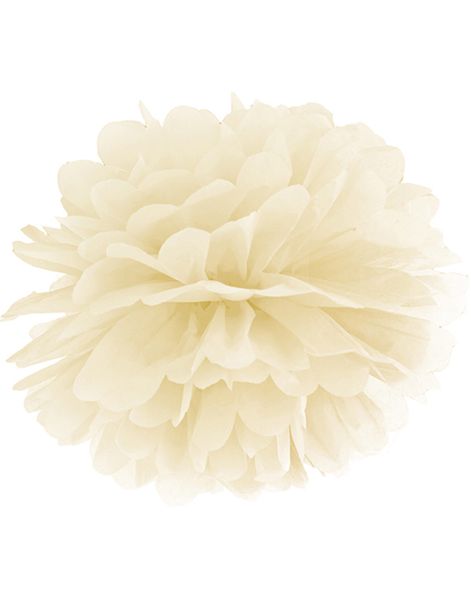 Krämfärgad Pom Pom 35 cm