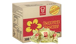 300 st Fortune Cookie - Kinesisk Lyckokaka - Hela Låda
