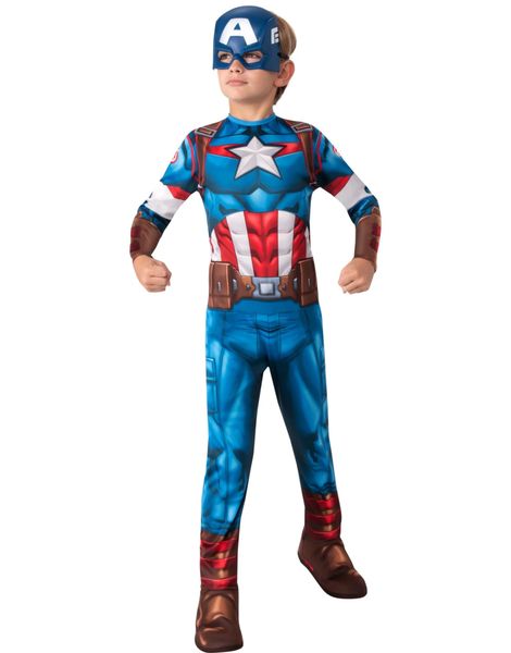 Lisensiert Captain America Kostyme til Barn