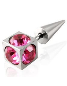 Mini Lantern Pink Stones - Fejkpiercing