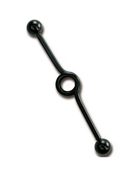Circle Made Black - 1,6 x 40 mm Öronbarbell
