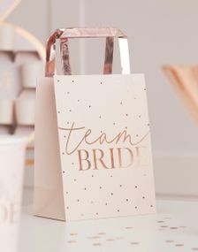 5 st Present- / Godispåsar "Team Bride" - Blush Hen