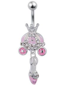Cinderella Dream Navelpiercing - Rosa