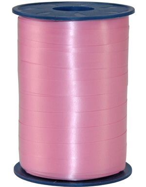 250 meter Ljus Rosa Ballongsnöre / Presentband - Extra Brett 10 mm