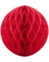 Röd Honeycomb Boll Välj Storlek 10-40 cm