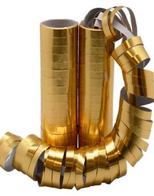 2 st Guldfärgade Folierade Serpentinband