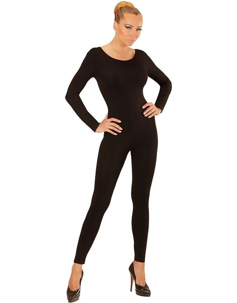 Svart Bodysuit med Långa Ärmar
