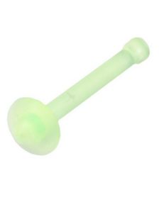 Rak Grön Näspiercing med Spike