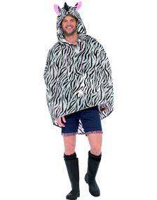 Festival / Regnponcho - Zebra