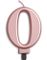 VELG BLANT 0-9 Tall - Rose Gullfarget Kakelys 9 cm
