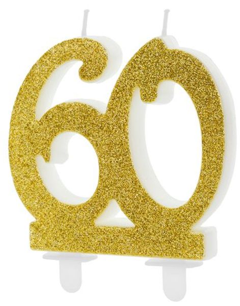 Glitrende 60 Års Bursdagslys