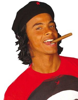 Che Guevara-hatt med hår
