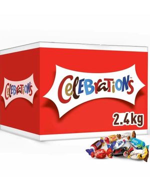 2,4 kg Celebrations - Ask med Olika Kända Choklad