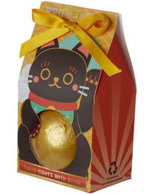 Maneki Neko Night Lotus & Ginger Badebombe i Gavepakke