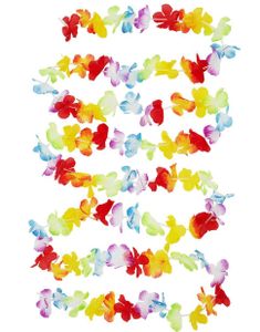 Hawaii Girlang med Färgrika Blommor 3 Meter