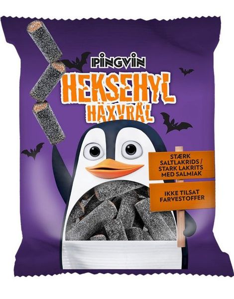 Påse med Toms Häxvrål - Salt Lakrits med Salmiak 130 gram