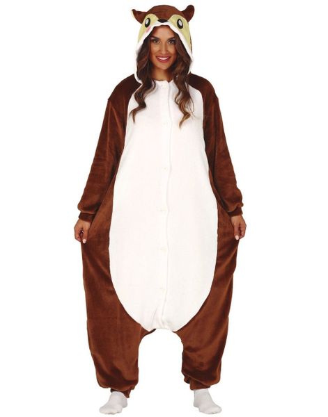 Ekorn Jumpsuit Kostyme - Onesize