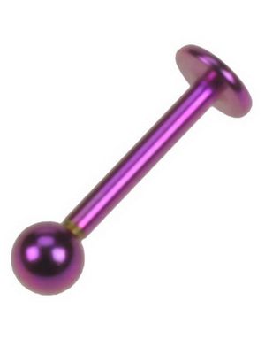 Lila Labret med Rund Kula