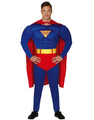 Superman-inspirerad Maskeraddräkt (Herr)