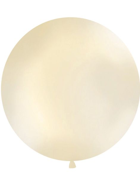 KRÄM Pastellfärgad Rund JUMBO Ballong 1 meter