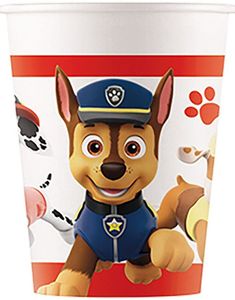 8 kartongmuggar 200 ml - Paw Patrol Gang