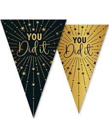 You Did it - 10 Meter Banner med 15 Flagg