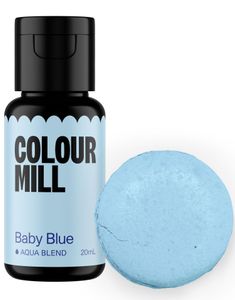 Colour Mill Baby Blå Vannbasert Matfarge - 20ml