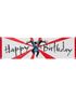 Ninja Happy Birthday Banner 50x180 - Ninjafest