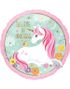 Holografisk Unicorn Folieballong 45 cm