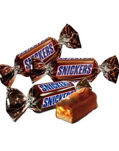 2,5 kg små Snickers-choklad - hel ask