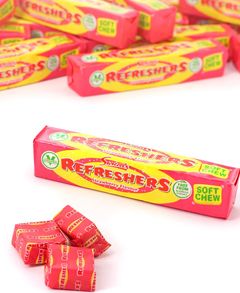 1 st Swizzels Refreshers Chew Blocks med Jordgubbssmak 43 gram