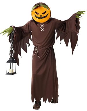 Evil Pumpkin - Gresskar Kostyme til Herre
