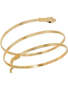 Orm – Guldfärgat Armband till Överarm 