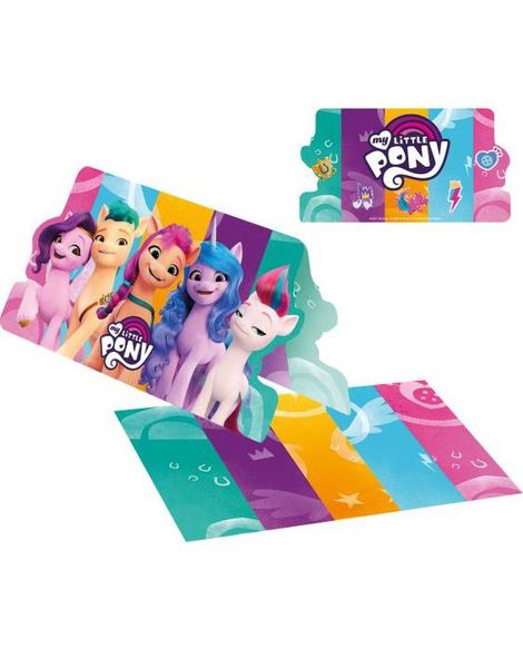 8 stk Invitasjonskort og Konvolutter- My Little Pony Regnbue