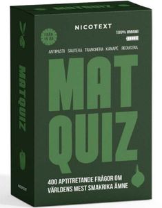 Mat Quiz - 400 Spørsmål for Matelskere (Svensk Tekst)